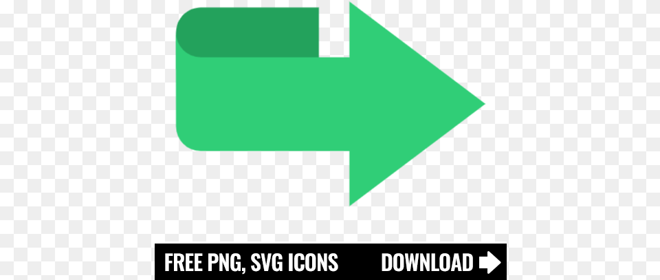 Right Curved Arrow Icon Symbol In Svg Vertical Free Png Download