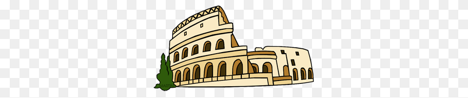 Roman Colosseum Clip Art, Arch, Housing, House, Villa Free Png