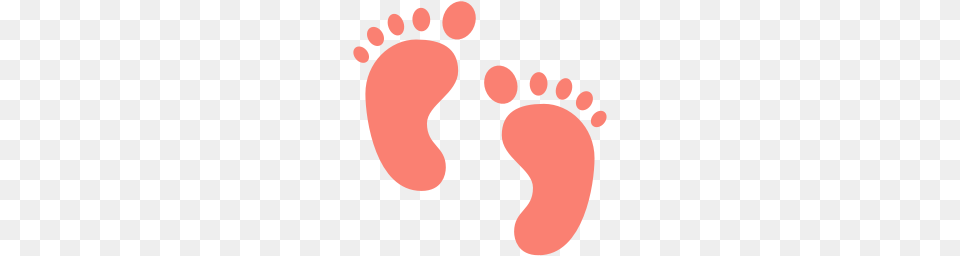 Salmon Baby Feet Icon, Footprint Free Transparent Png