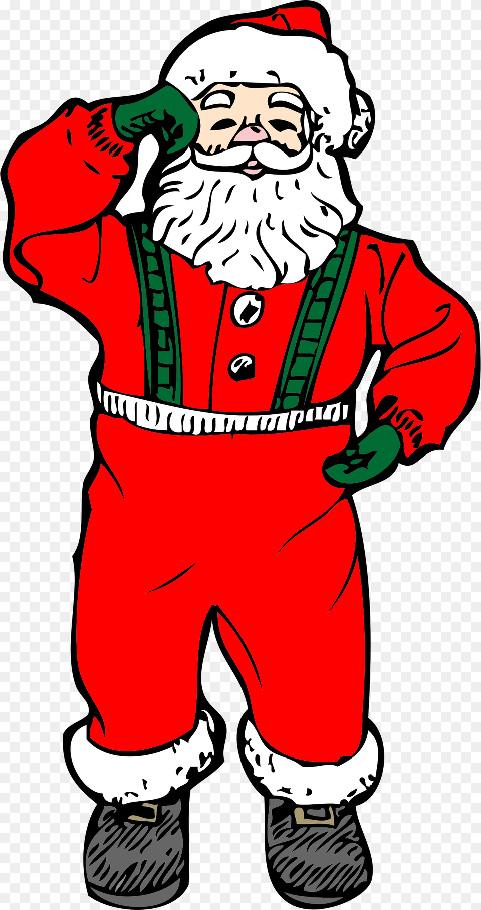 Santa Claus Clipart, Baby, Person, Face, Head Free Transparent Png
