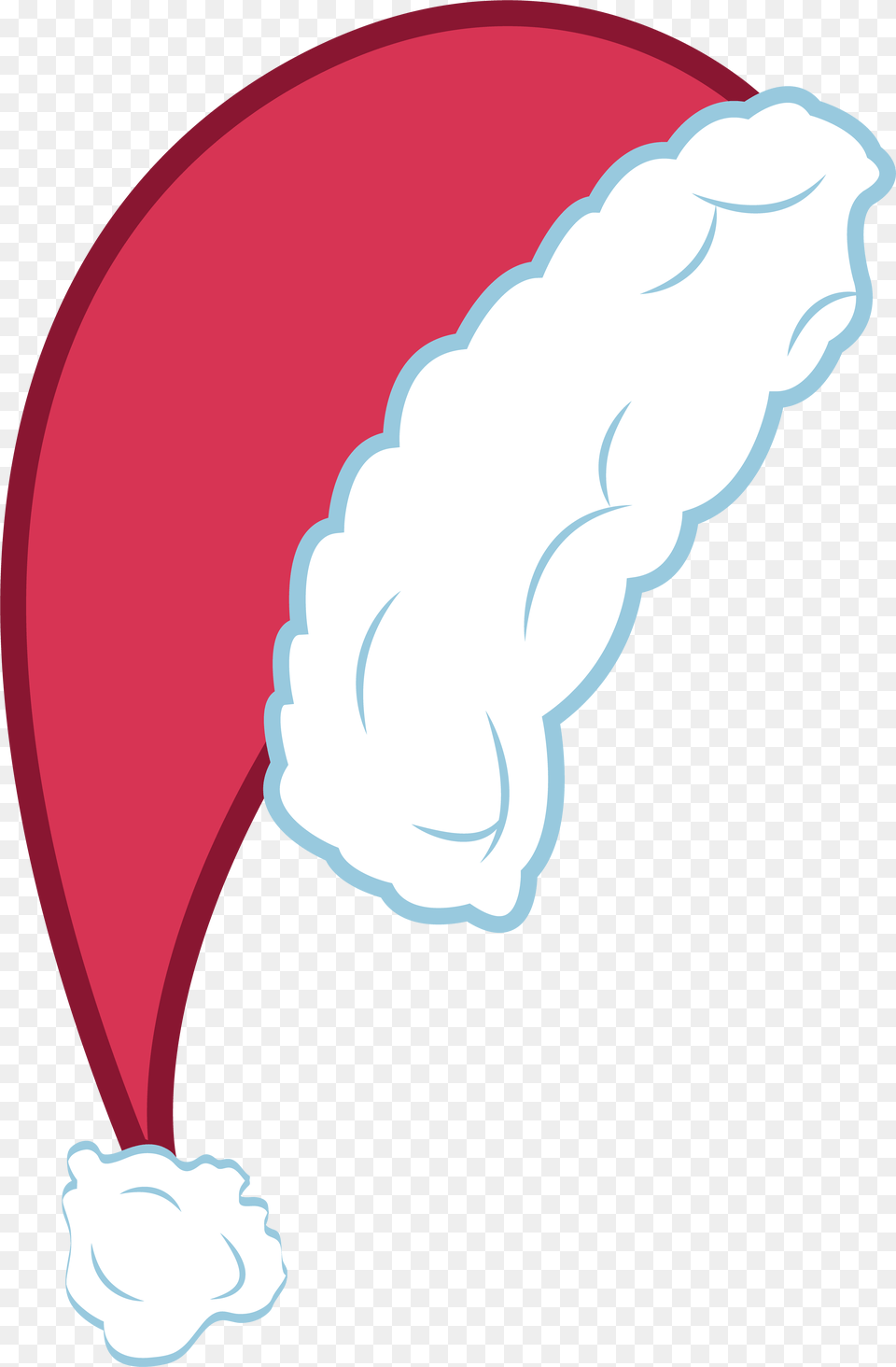 Santa Hat Clipart Black And White Illustration, Balloon Free Png Download