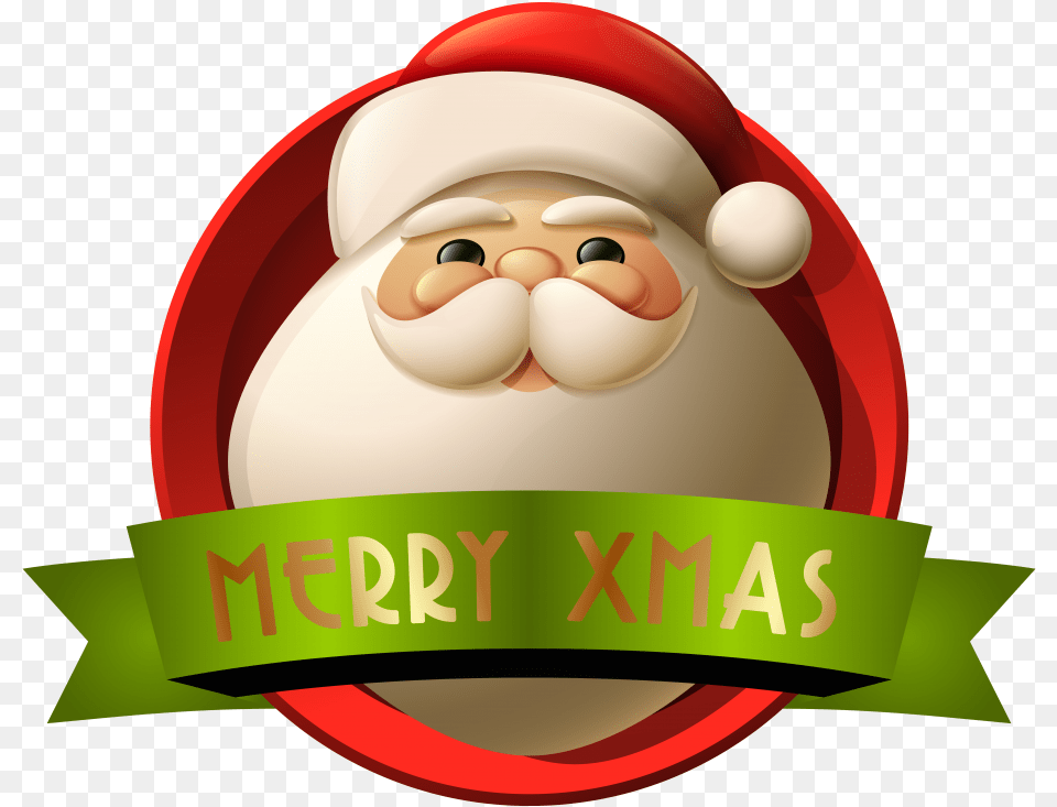 Free Santa Merry Xmas Decoration Clip Art Merry Christmas Santa, Disk Png