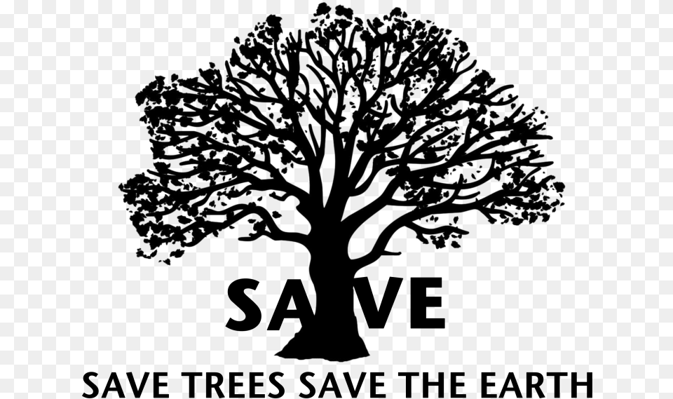 Free Save Tree Images Transparent Save Tree Logo Black, Gray Png