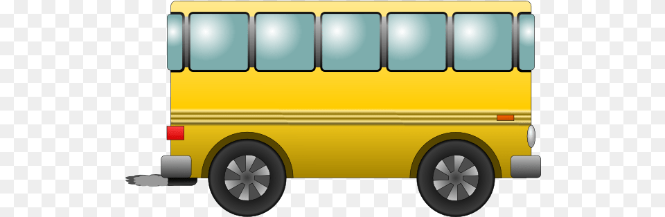 School Bus Clip Art Animated Transparent School Bus, Transportation, Vehicle, School Bus, Car Free Png Download