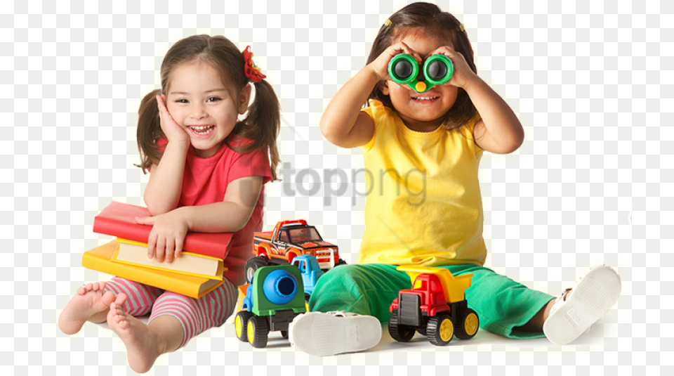 School Going Children With Transparent Kids Play School, Photography, Child, Female, Girl Free Png Download