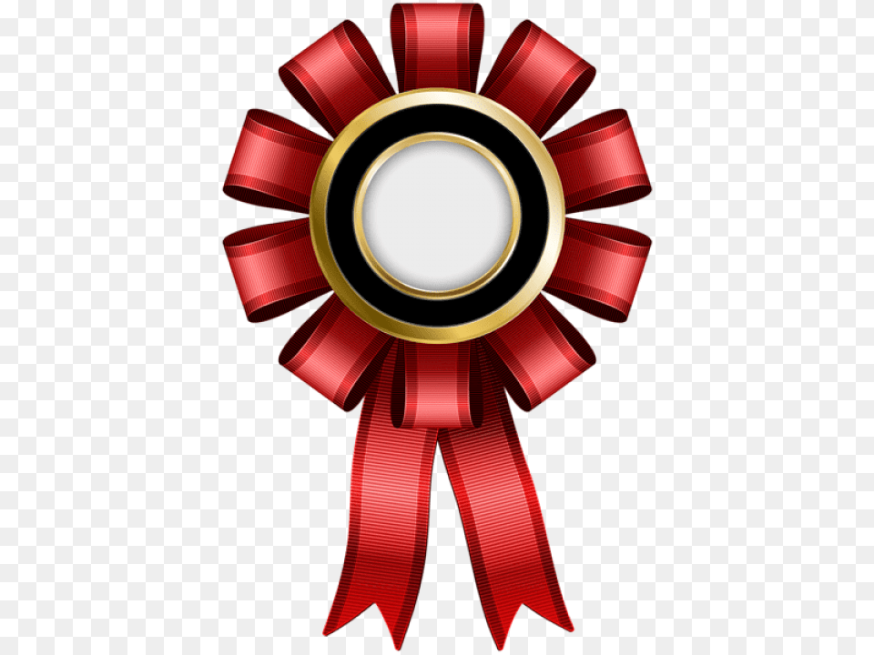 Free Seal Red Transparent Ribbons Awards, Gold Png