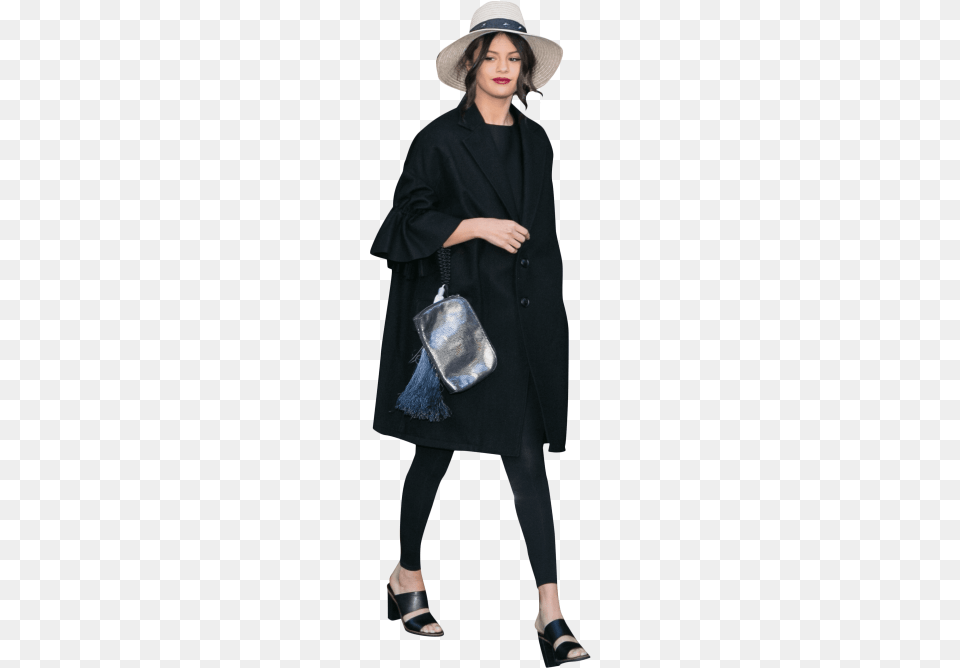 Selena Gomez Black Dress Images Transparent Portable Network Graphics, Accessories, Hat, Handbag, Coat Free Png