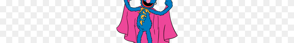 Free Sesame Street Clipart Free Clipart Download, Cape, Clothing, Person Png