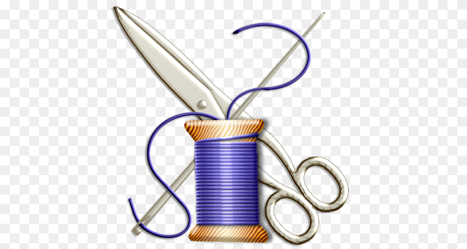 Sewing Clip Art, Coil, Spiral, Scissors, Weapon Free Png Download