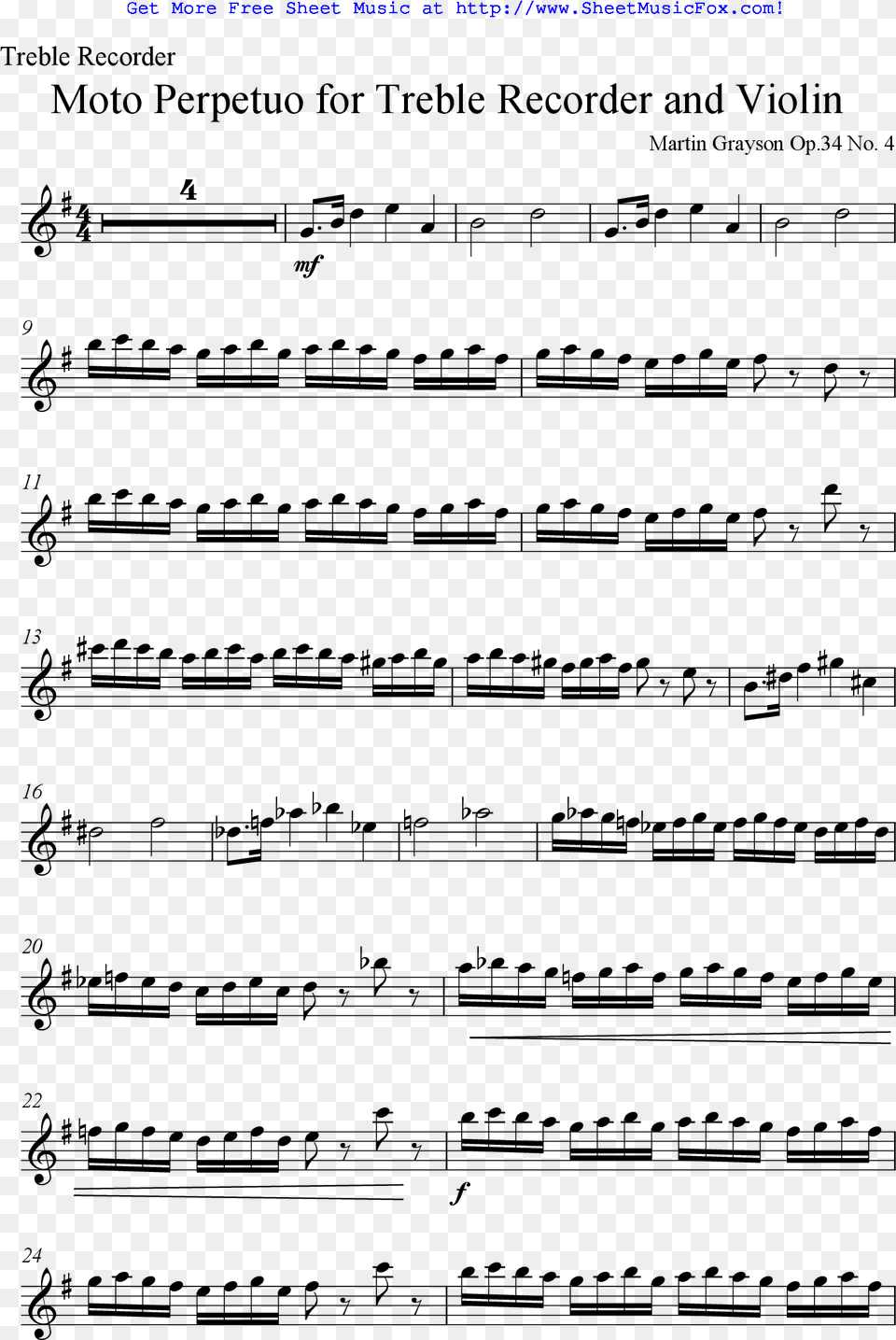 Free Sheet Music For Duos For Treble Recorder And Violin Into The Storm Sheet Music Violin, Text Png Image