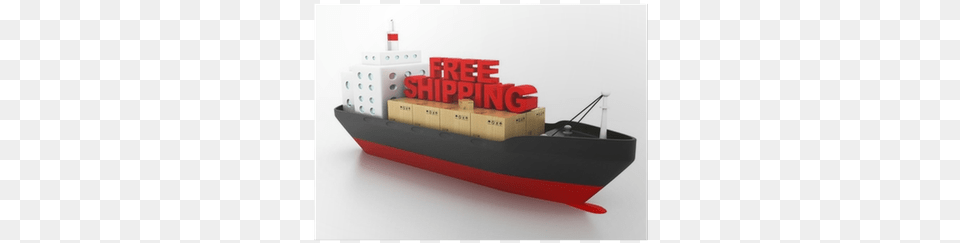 Shipping Concept Containers Cargo Ship Ship, Barge, Vehicle, Transportation, Watercraft Free Transparent Png