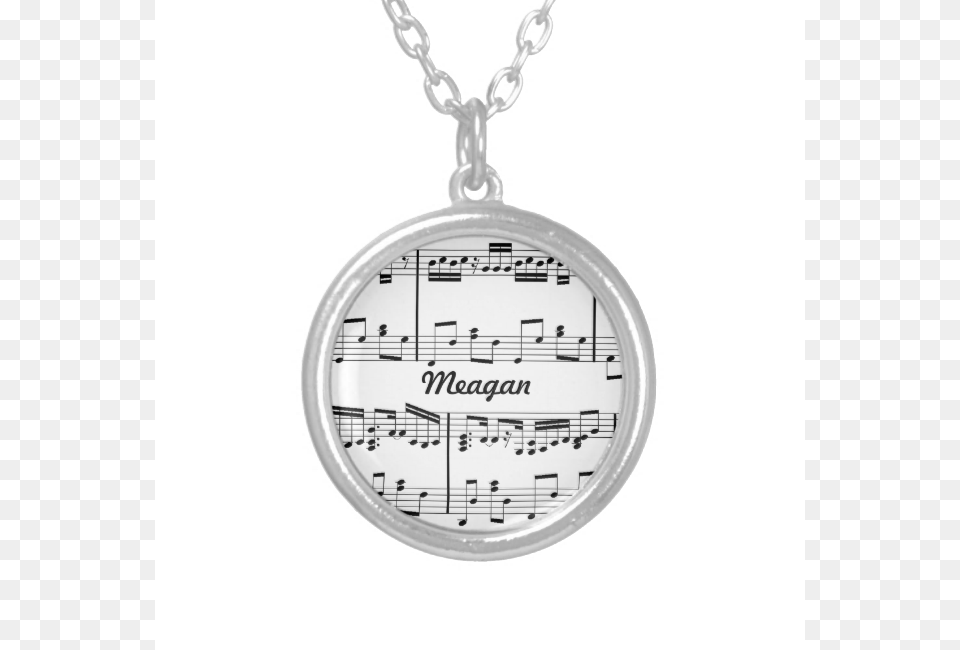 Free Silver Music Notes B Lyster Shop Music Black And White Yyp196 Cotton Amp, Accessories, Pendant, Jewelry, Locket Png Image