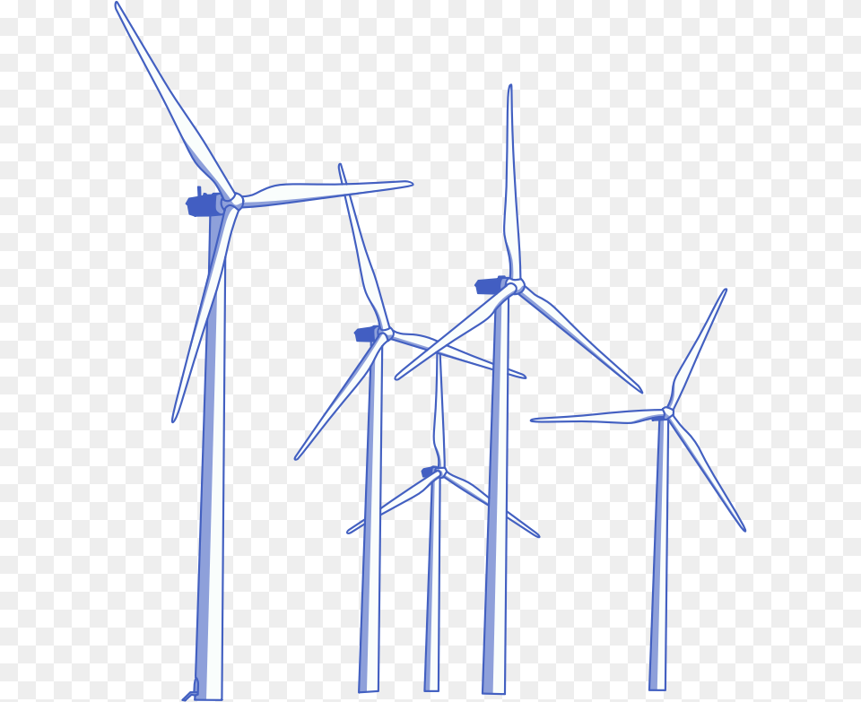 Simple Wind Turbines Cli Transparent Wind Turbine Clipart, Engine, Machine, Motor, Wind Turbine Free Png