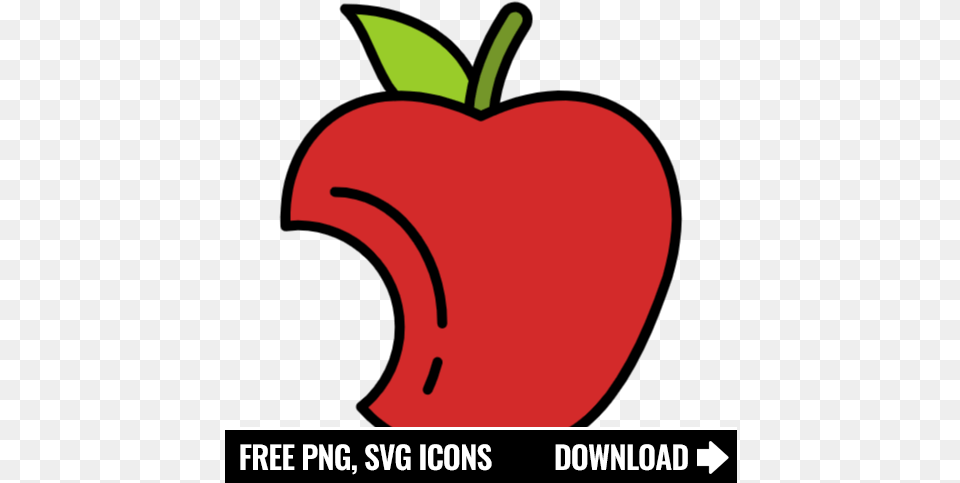 Sin Apple Icon Symbol Download In Svg Format Red Cube, Food, Fruit, Plant, Produce Free Png