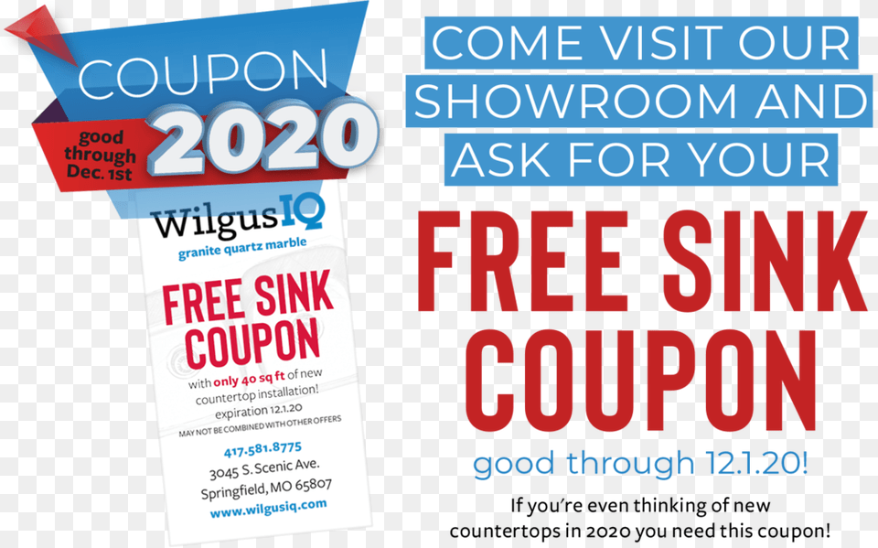 Free Sink Coupon Ad 2 Flyer, Advertisement, Poster, Text Png Image