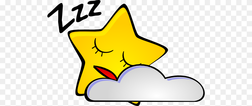 Sleep Clipart, Star Symbol, Symbol, Device, Grass Free Png Download