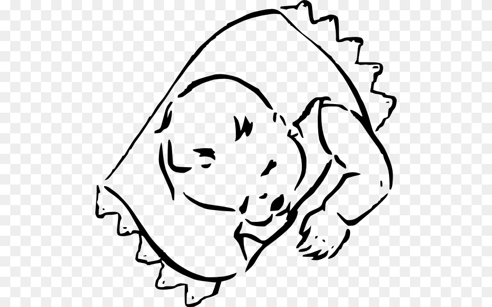 Free Sleeping Bear Download, Clothing, Hat, Stencil, Baby Png