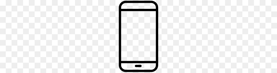 Smartphone Icon Gray Free Png Download