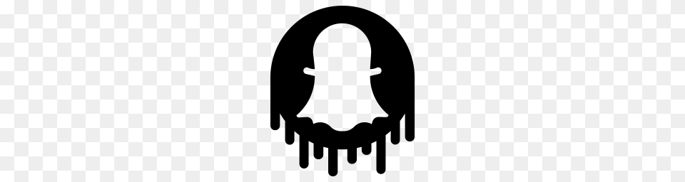 Snapchat Icon Download, Gray Free Png