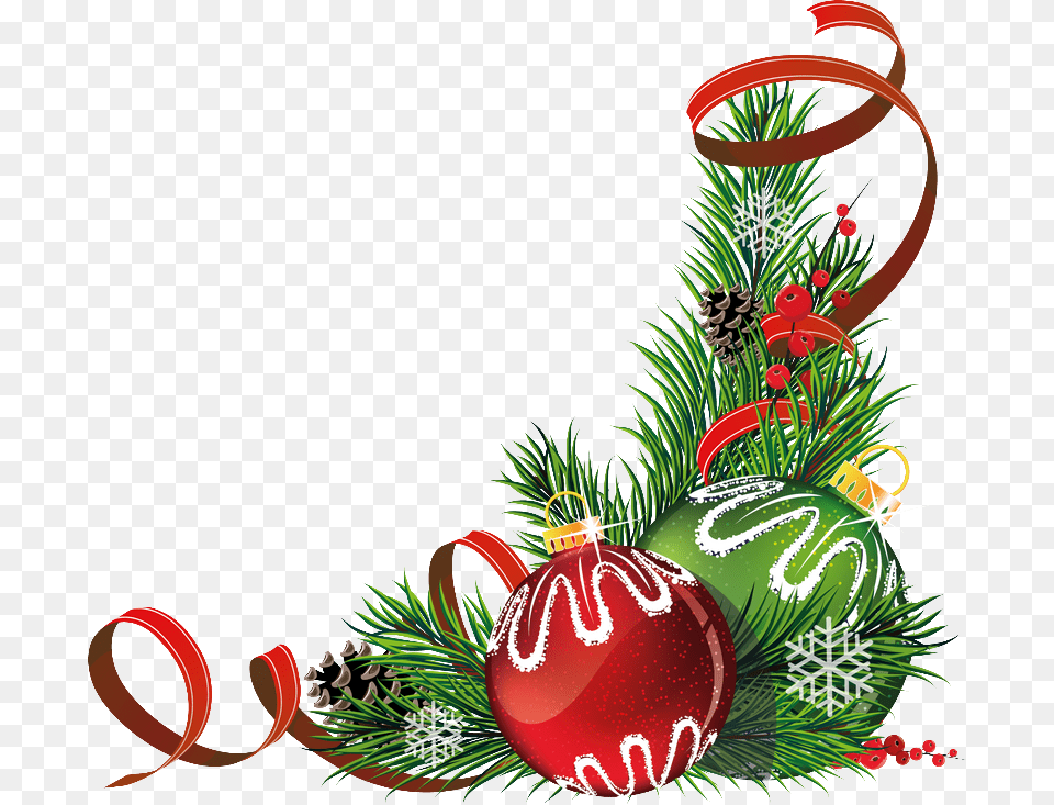 Snow Border Clip Art Clipart Librarysnowboard Corner Christmas Decorations, Graphics, Christmas Decorations, Festival, Christmas Tree Free Png Download