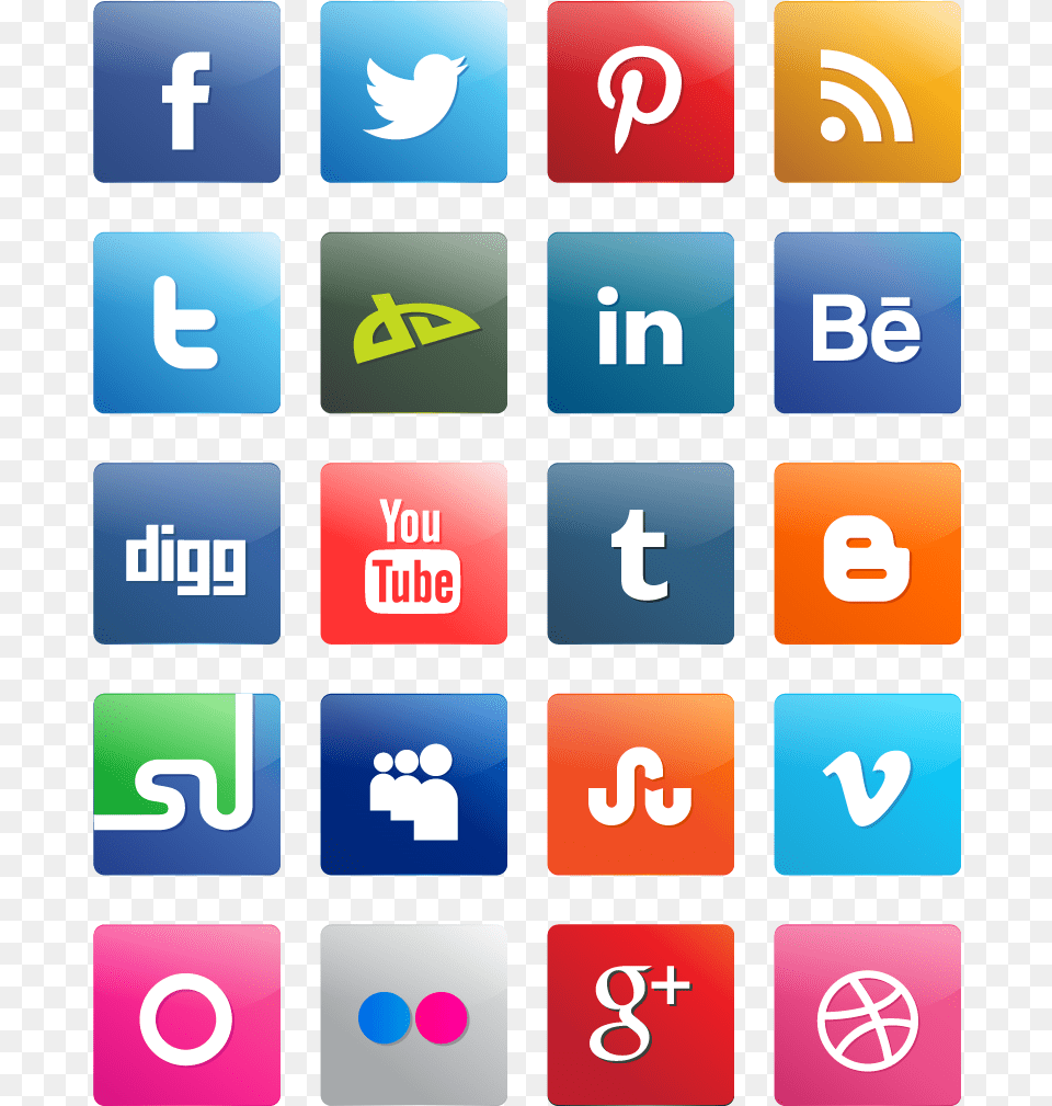 Social Media Icons Green, Scoreboard, Electronics, Text Free Png Download