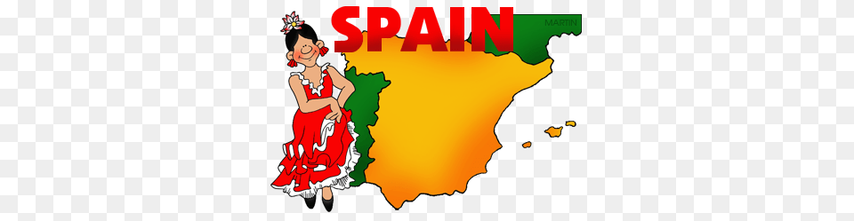 Free Spain Clip Art, Dancing, Leisure Activities, Person, Baby Png