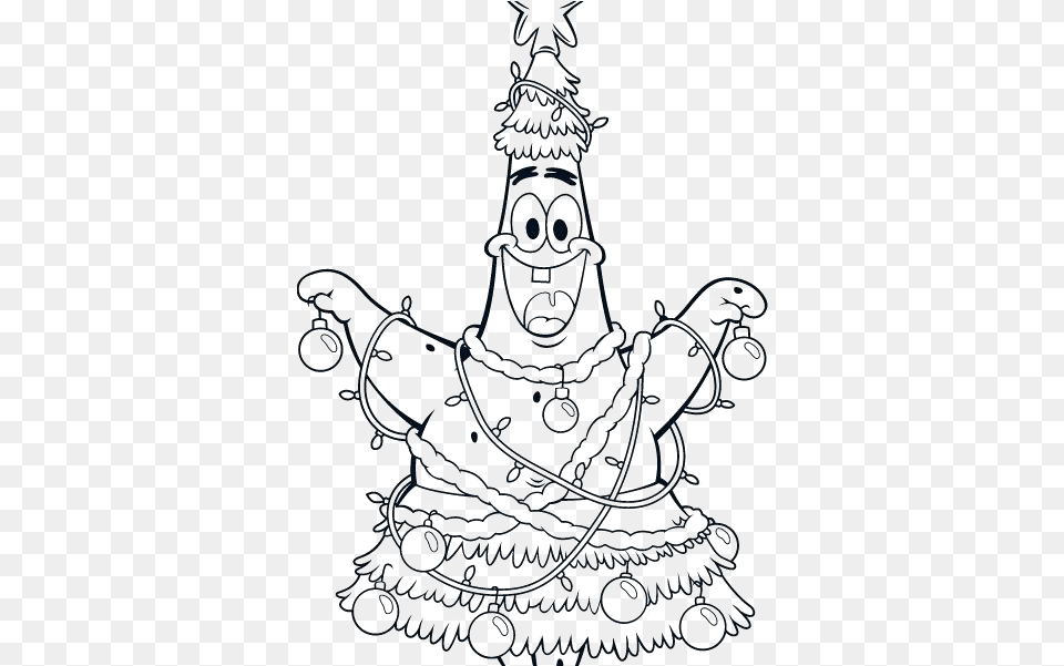 Spongebob Coloring Book, Chandelier, Lamp, Art, Doodle Free Transparent Png