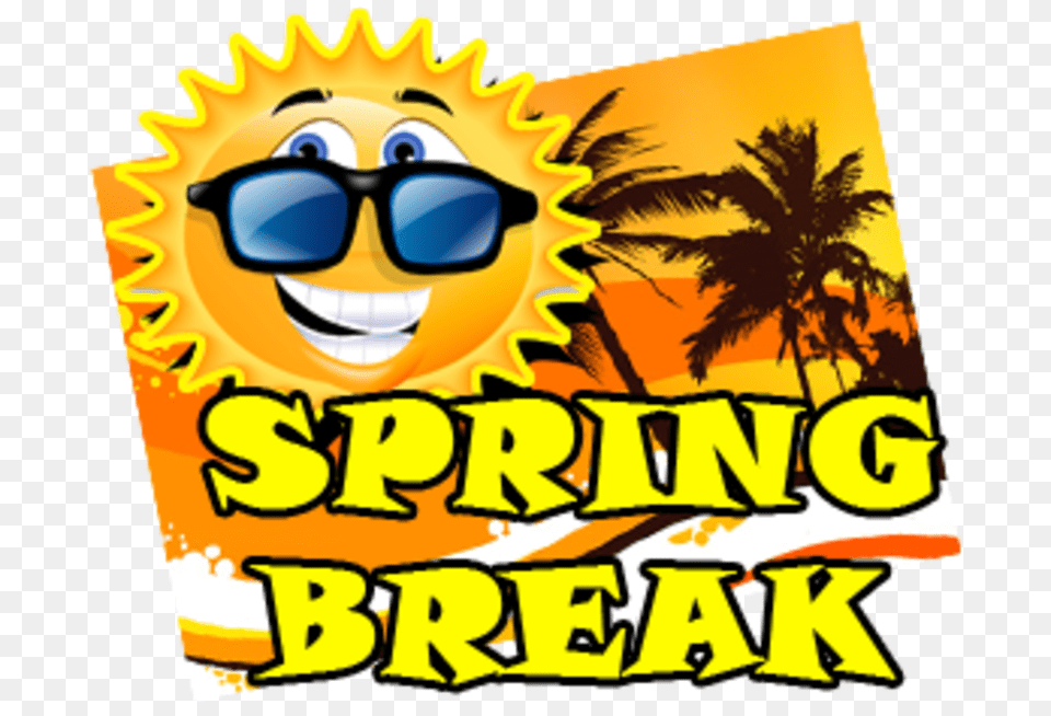 Spring Break Clip Art, Accessories, Advertisement, Sunglasses, Poster Free Png