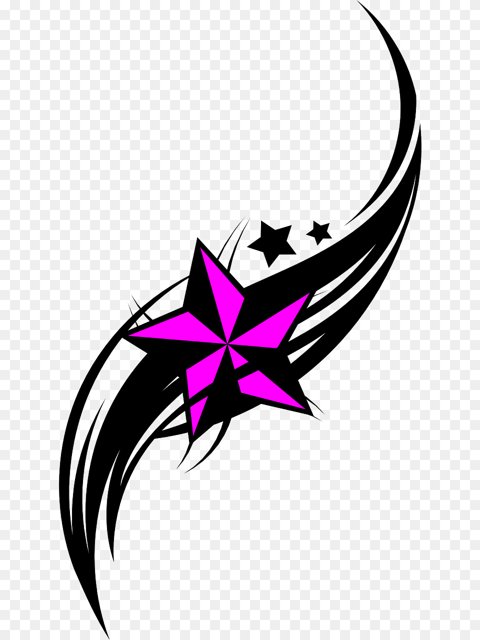 Startribal Imagenes Tribales De Estrellas, Star Symbol, Symbol, Animal, Fish Free Png