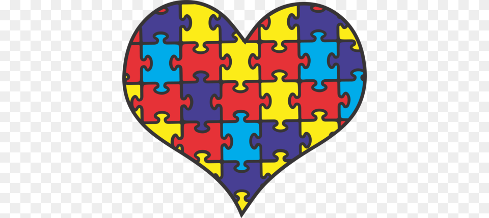 Stock Autism Clipart Autism Heart Autism Heart, Game, Jigsaw Puzzle Free Png Download