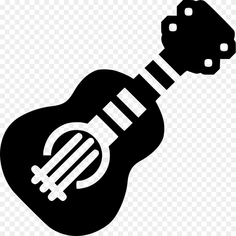 Stock Bass Svg File Ukulele Icon, Guitar, Musical Instrument, Stencil, Bass Guitar Free Transparent Png