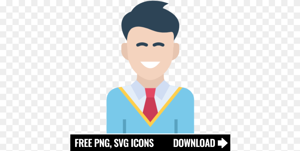 Student Boy Icon Symbol Youtube Icon Aesthetic, People, Graduation, Person, Face Free Png