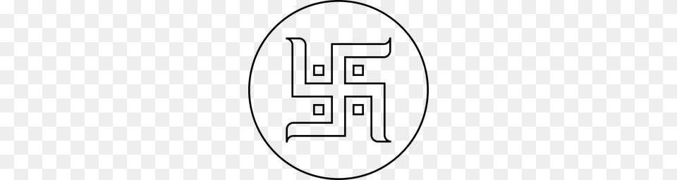 Free Swastika Icon Download, Gray Png