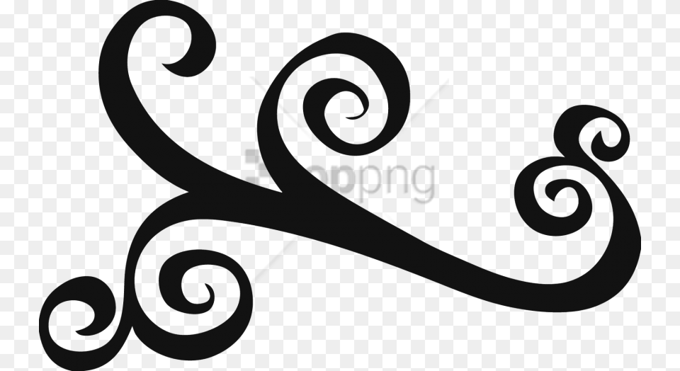 Swirl Line Design Image With Swirl Clipart, Art, Floral Design, Graphics, Pattern Free Transparent Png