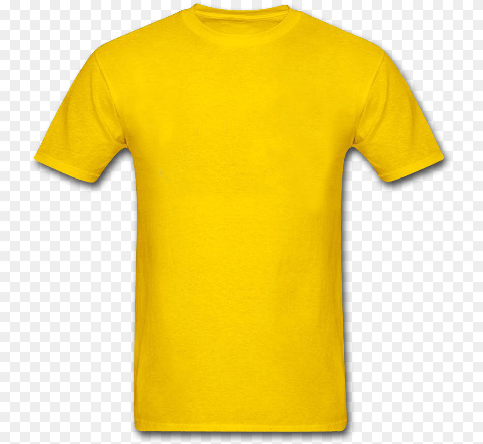 Free T Shirt Template Yellow Gold T Shirt Template, Clothing, T-shirt Png Image