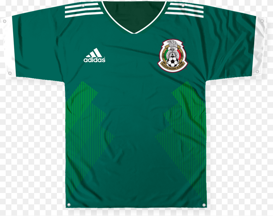 Team Jersey Mexico National Football Team, Clothing, Shirt, T-shirt, Person Free Png Download