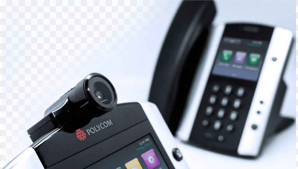 Telephone System With Business Calls Lines And Polycom 2200 025 Ip A, Electronics, Phone, Mobile Phone Free Transparent Png