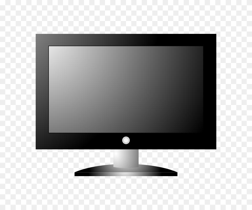 Free Television With Broken Signal Clip Art, Computer Hardware, Electronics, Hardware, Monitor Png Image