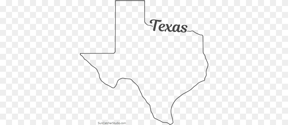 Texas Outline With State Name On Border Cricut, Chart, Plot, Map, Atlas Free Transparent Png