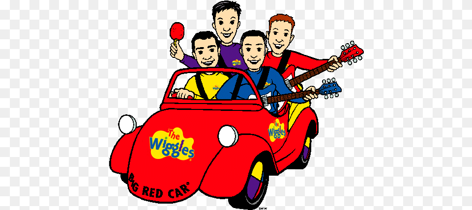 The Wiggles Clip Art Cartoon Wiggles Big Red Car Wiggles Clipart, Baby, Person, Face, Head Free Png Download
