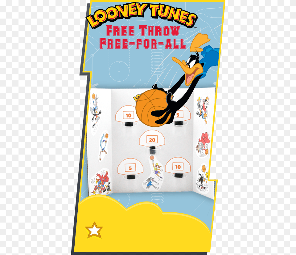 Free Throw Free For All Looney Tune, Advertisement, Poster Png Image