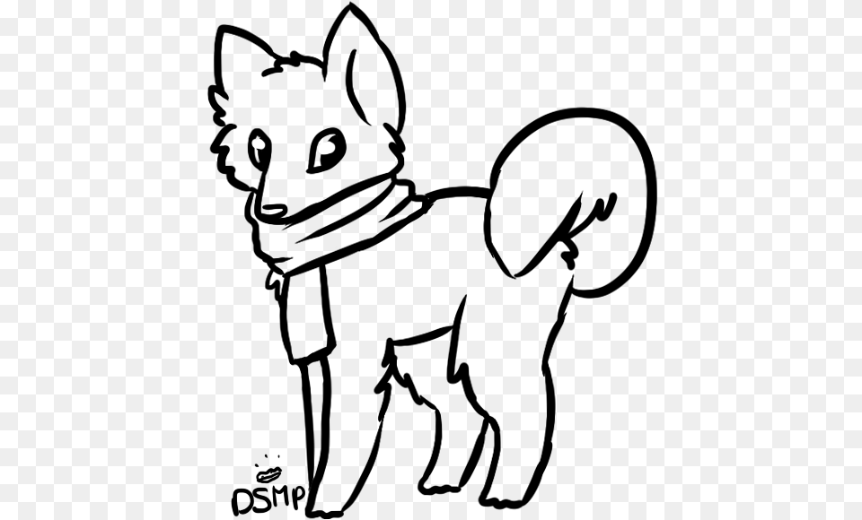 Free To Use By Dontstealmypie Dog With Scarf Base, Lighting Png