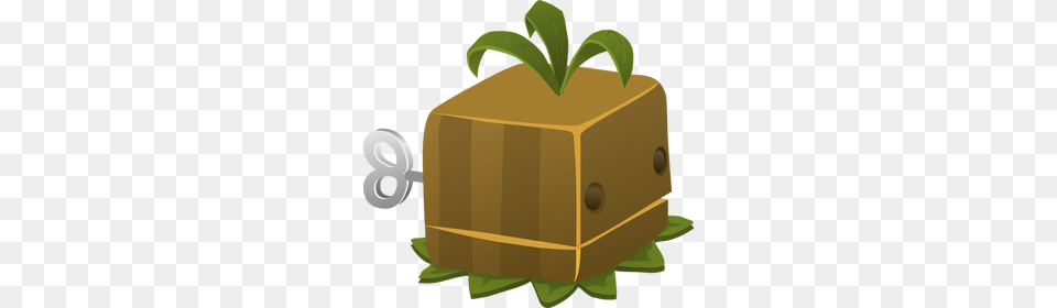 Toy Story Clipart, Box, Treasure, Pottery, Potted Plant Free Png
