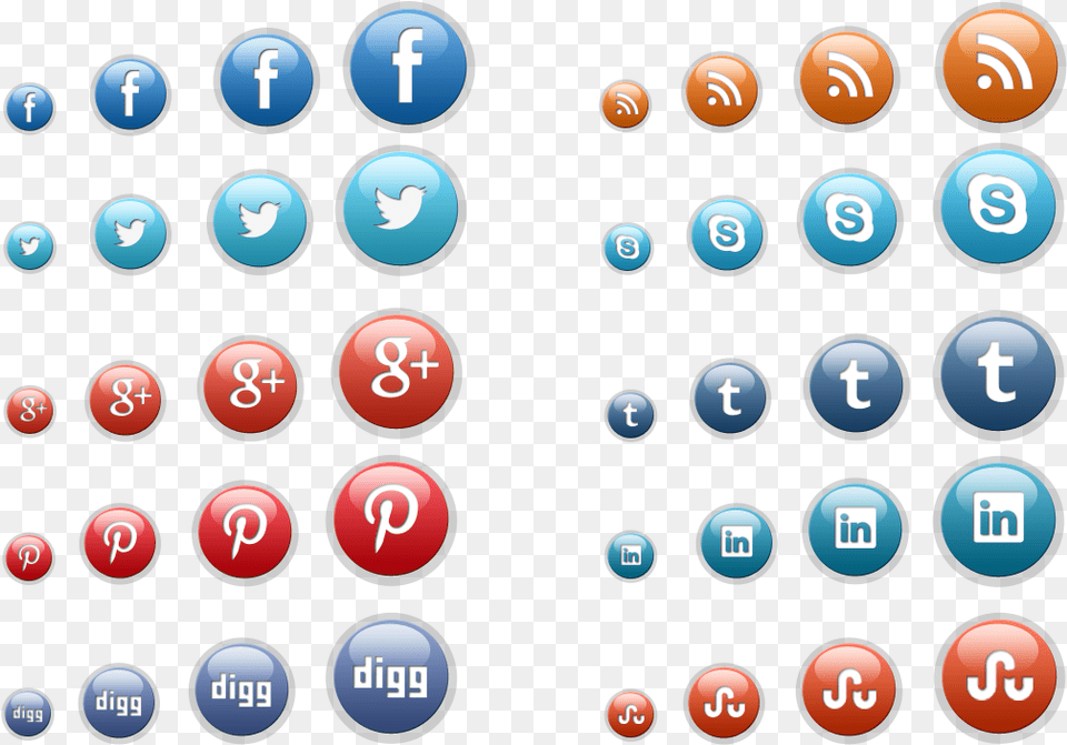 Transparent Background Social Media Icons, Text, Number, Symbol, Sphere Free Png