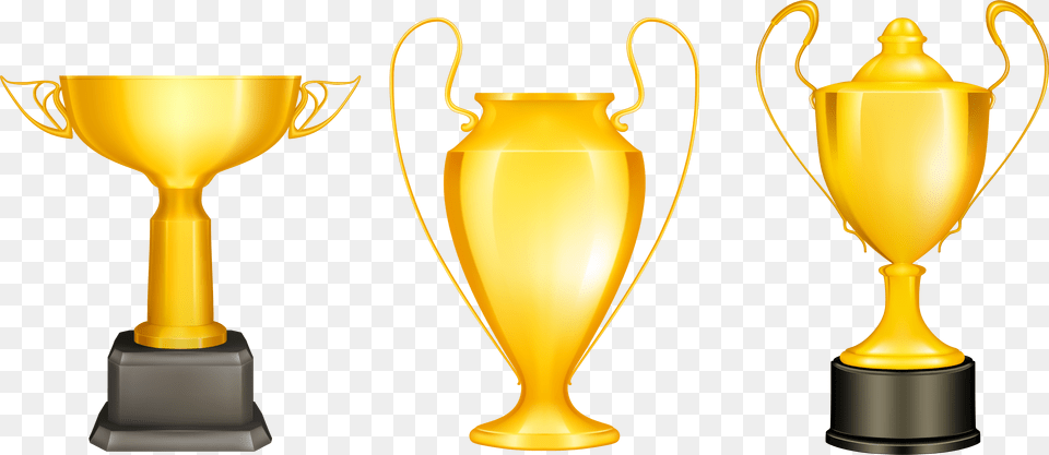 Free Trophy Clipart Transparent Gold Transparent Background Trophy, Jar, Bottle, Shaker Png Image