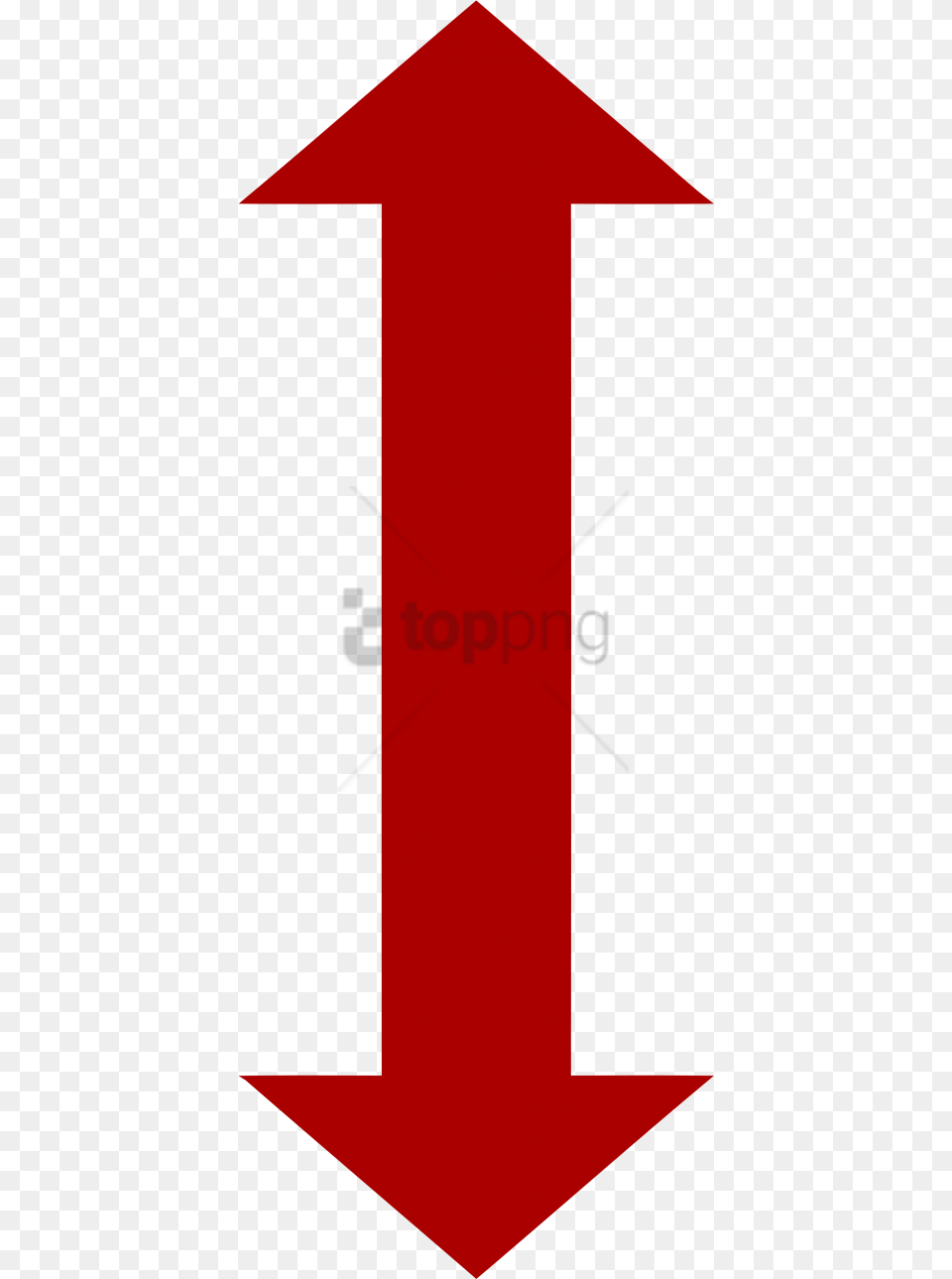 Two Way Red Arrow With Both Side Arrow Symbol Free Transparent Png