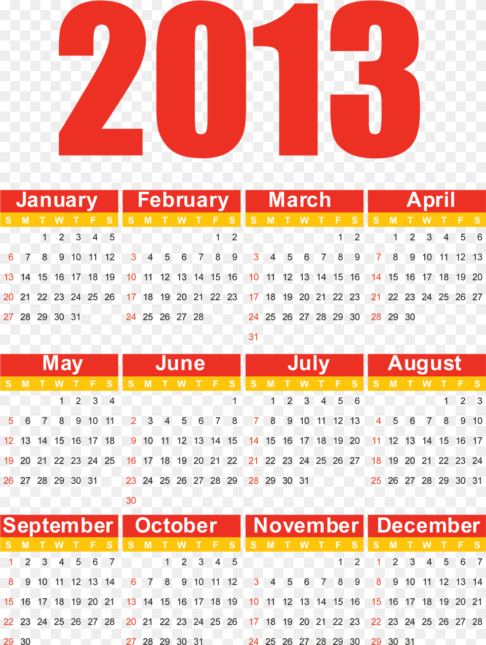 Free Vector 2013 Free Vector Calendar 4 5 4 Calendar, Text, Scoreboard Png Image