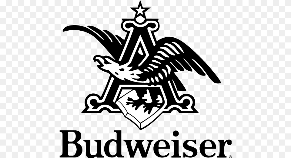 Vector Budweiser Logo2 Budweiser Logo, Stencil, Emblem, Symbol, Animal Free Transparent Png