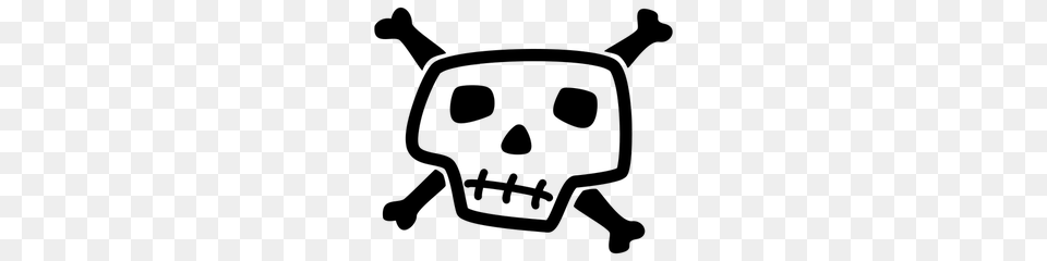 Vector Cow Skull, Gray Free Png