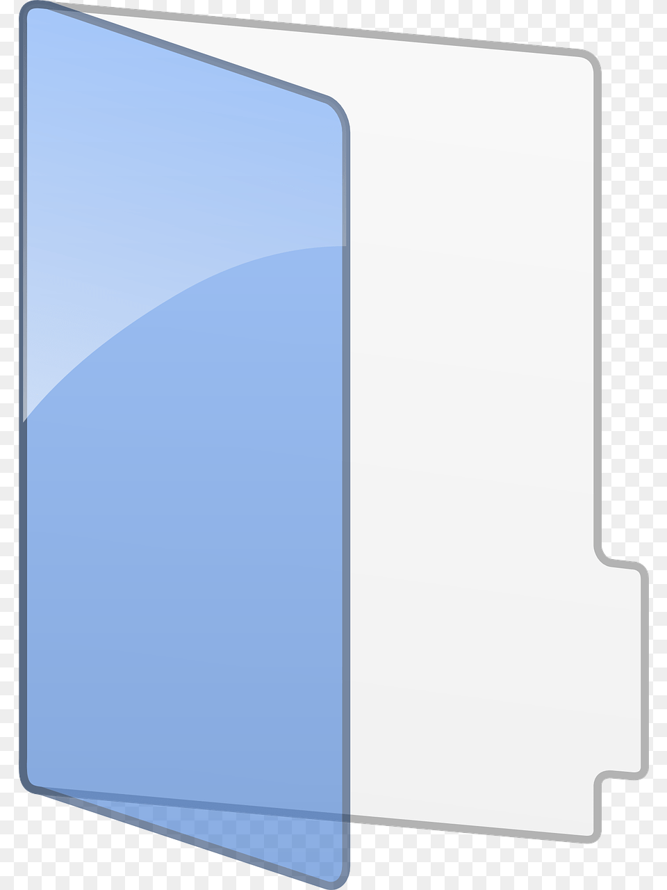 Free Vector Folder Icon Folder Icon Blue Sky, File Binder, File Folder, File, White Board Png Image